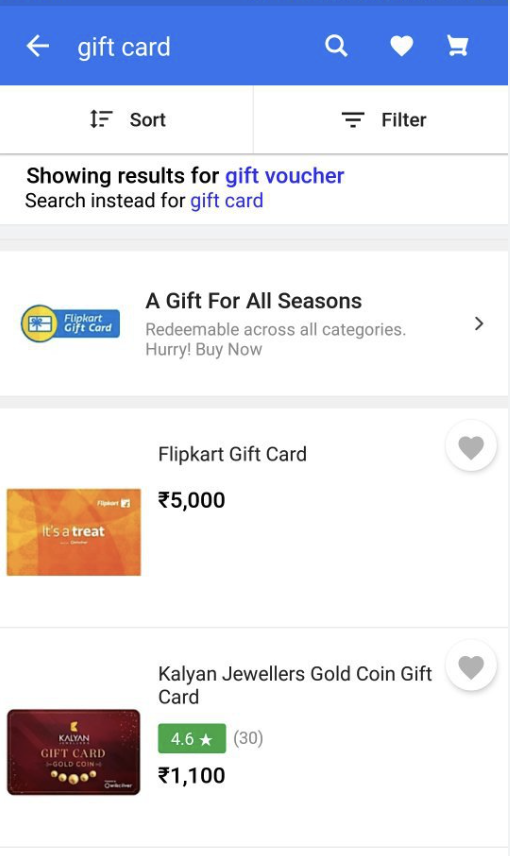 Flipkart Gift Vouchers